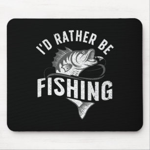 Alfombrilla De Ratón Diseño de Novedad de Pesca Divertido para Hombres