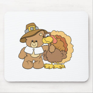 Alfombrilla De Ratón diseño de oso de teddy de pavo