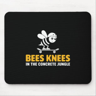 Alfombrilla De Ratón Diseño de patinaje Bees Knees