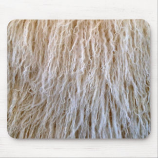 Alfombrilla De Ratón Diseño de piel blanca de piel de oveja