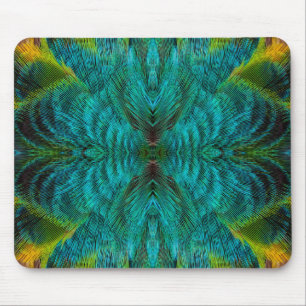 Alfombrilla De Ratón Diseño de pluma caleidoscopio
