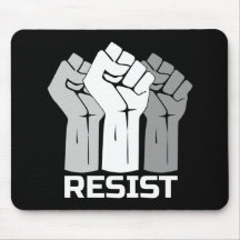 Diseño de protesta de puños levantados Resistir