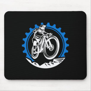 Alfombrilla De Ratón Diseño de regalo de ciclismo de montaña en bicicle