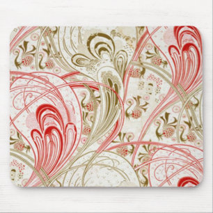 Alfombrilla De Ratón Diseño de Swirl Textil Vintage - Mousepad