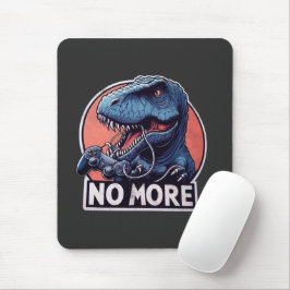 Alfombrilla De Ratón Diseño de T-Rex Gamer No More