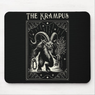 Alfombrilla De Ratón Diseño de tarjeta de tarot de Krampus, temporada d