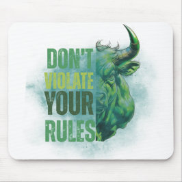 Alfombrilla De Ratón Diseño de toro | Recordatorio | Motivación