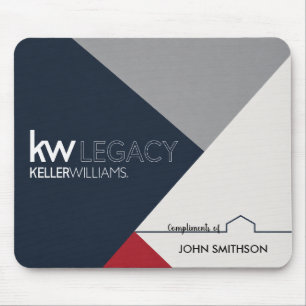 Alfombrilla De Ratón diseño de triángulo de legado de KW