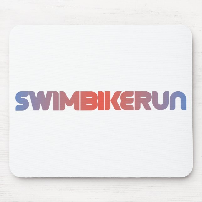 Alfombrilla De Ratón Diseño de triatlón (Frente)