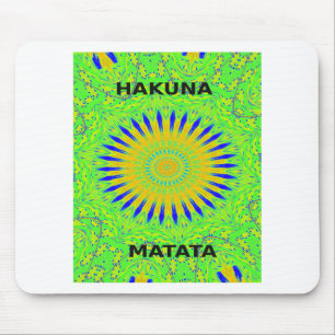 Alfombrilla De Ratón Diseño de un motivo africano en la impresión de ar