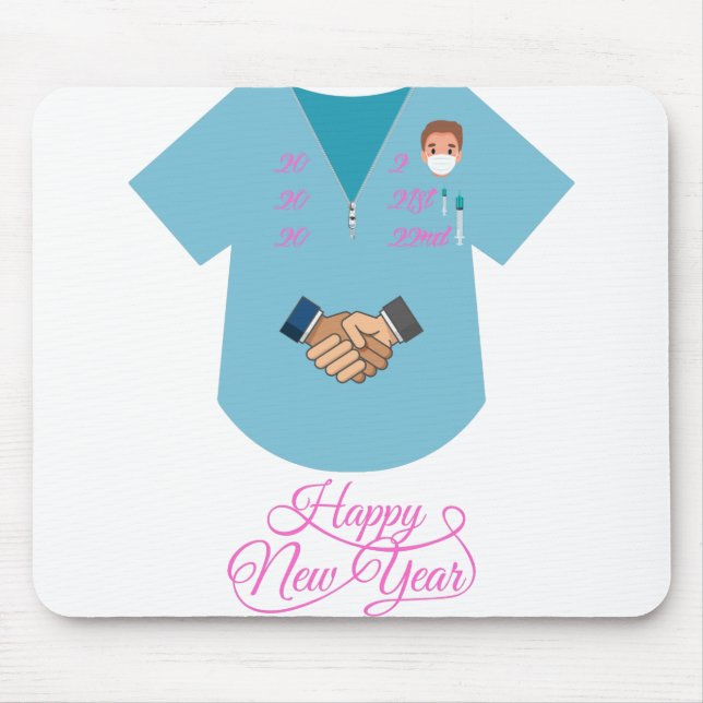 Alfombrilla De Ratón Diseño de vacunas (Frente)