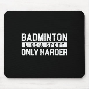 Alfombrilla De Ratón Diseño de volante de bádminton como un deporte sol
