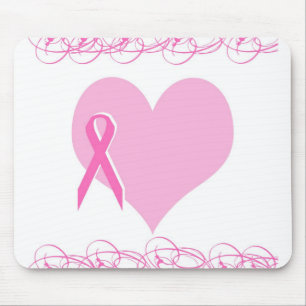 Alfombrilla De Ratón Diseño del cáncer de pecho