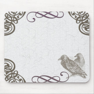 Alfombrilla De Ratón diseño del cuervo
