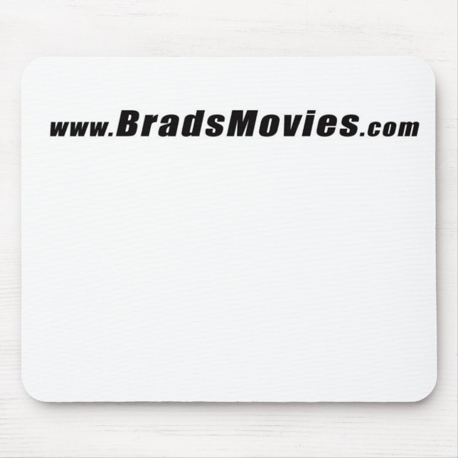 Alfombrilla De Ratón Diseño del logotipo de BradsMovies en un (Frente)