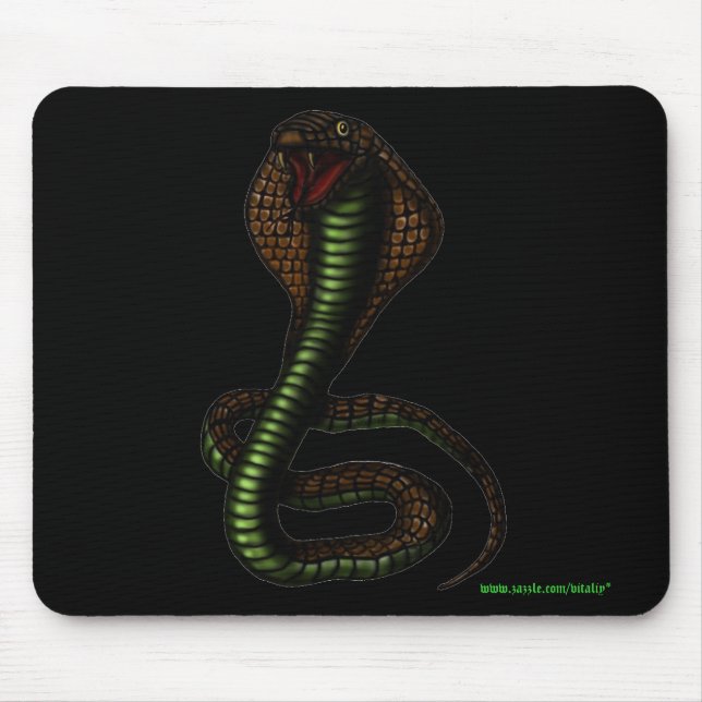 Alfombrilla De Ratón Diseño del mousepad de la cobra (Frente)