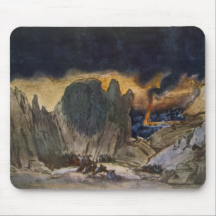 Alfombrilla De Ratón Diseño del paisaje de Phedre, 1917 (litho del