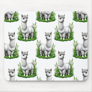 Alfombrilla De Ratón Diseño del patrón de camello llama Alpaca