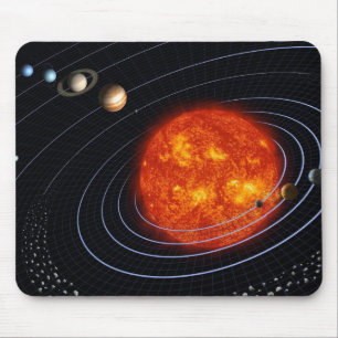 Alfombrilla De Ratón Diseño del sistema solar