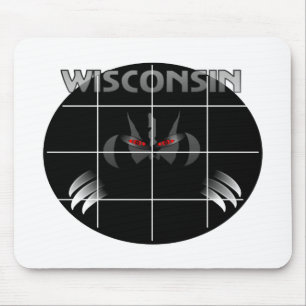 Alfombrilla De Ratón Diseño del tejón del estado de Wisconsin