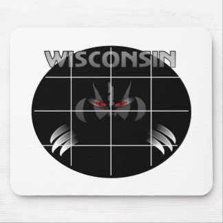 Alfombrilla De Ratón Diseño del tejón del estado de Wisconsin