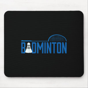 Alfombrilla De Ratón Diseño deportivo del transbordador Badminton Racke