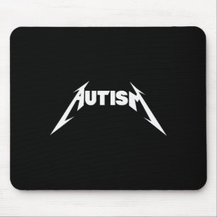 Alfombrilla De Ratón Diseño Divertido Autismo Esqueleto Meme Metal Rock