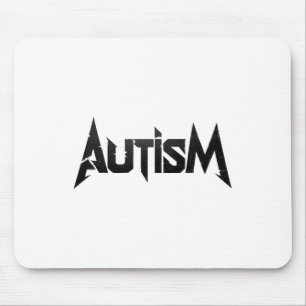 Alfombrilla De Ratón Diseño divertido Autismo Rock Meme Neurodivergente