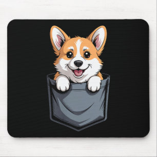 Alfombrilla De Ratón Diseño Divertido de Corgi para Hombres Mujeres Ama