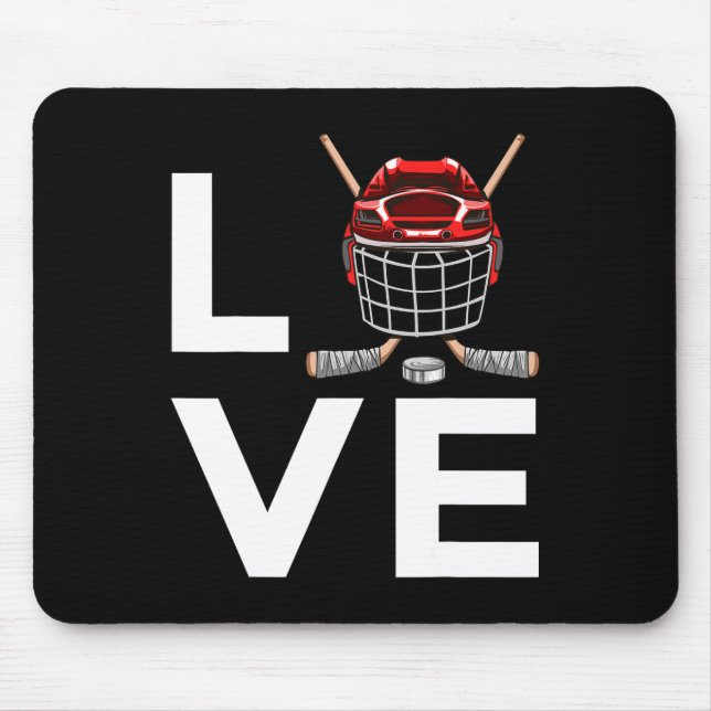 Alfombrilla De Ratón Diseño divertido de hockey para niños hombres hock (Frente)