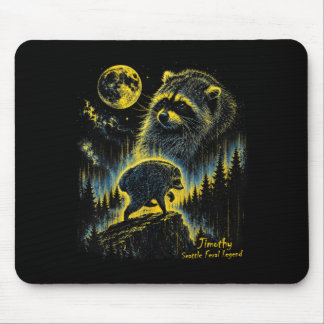 Alfombrilla De Ratón Diseño divertido de Jimothy Mapache de Seattle