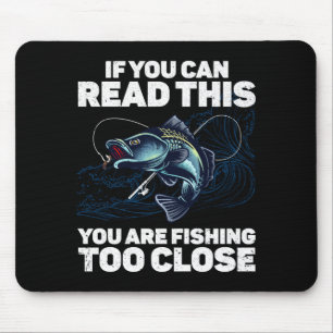 Alfombrilla De Ratón Diseño divertido de pesca para hombres mujeres niñ