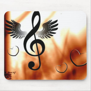Alfombrilla De Ratón Diseño elegante Mousepad de la música