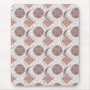 Alfombrilla De Ratón Diseño Espiritual de Mandala Floral Elegante