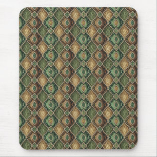 Alfombrilla De Ratón Diseño Exótico Ornamentado Geométrico de Piel de S