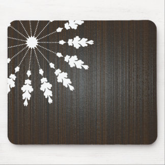 Alfombrilla De Ratón Diseño floral - BG de madera