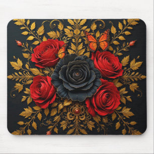 Alfombrilla De Ratón Diseño floral elegante