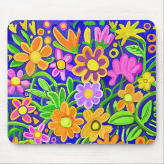 Alfombrilla De Ratón Diseño floral pintado