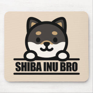 Alfombrilla De Ratón Diseño genial de hermano Shiba Inu - SHIBA INU BRO
