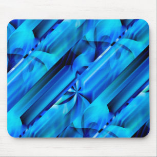 Alfombrilla De Ratón Diseño gráfico impecable - negro azul I