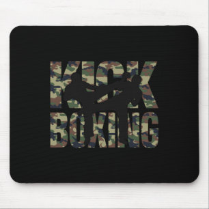 Alfombrilla De Ratón Diseño Grunge de Kickboxing Lucha entre dos Kickbo