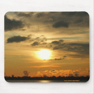 Alfombrilla De Ratón Diseño hermoso del mousepad de la salida del sol