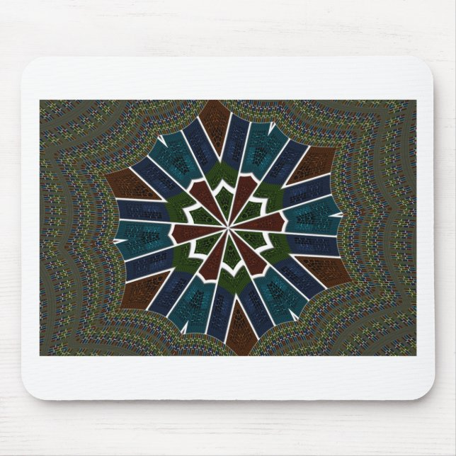 Alfombrilla De Ratón Diseño inspirado en sari con detalles intrincados (Frente)