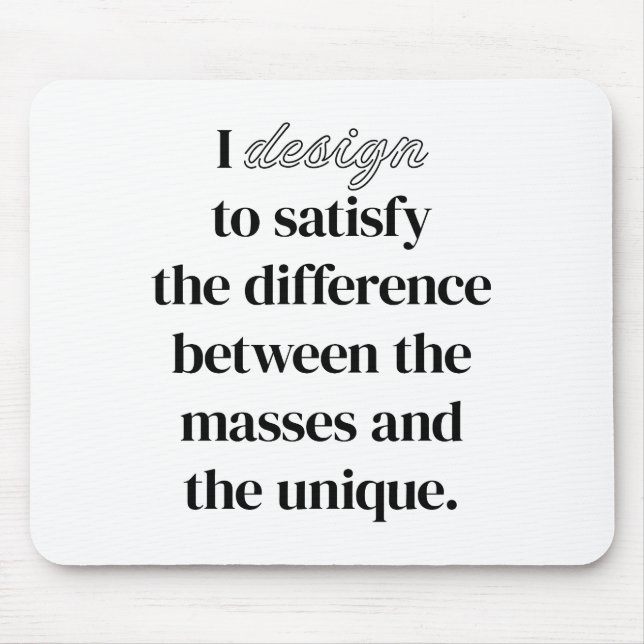 Alfombrilla De Ratón Diseño la almohadilla del ratón (Frente)