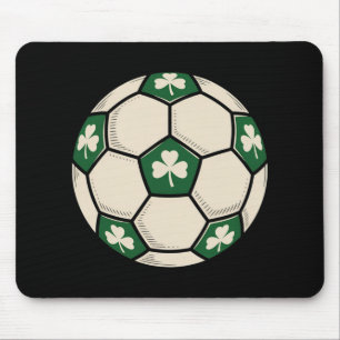 Alfombrilla De Ratón Diseño Ll Patrick de fútbol trébol irlandés
