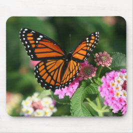 Alfombrilla De Ratón Diseño magnífico de la mariposa de monarca