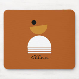 Alfombrilla De Ratón Diseño minimo monocromático moderno Mo abstracto m