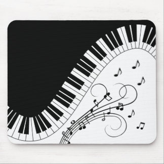 Alfombrilla De Ratón Diseño musical de teclado de piano