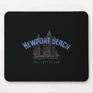 Alfombrilla De Ratón Diseño náutico de Newport Beach California