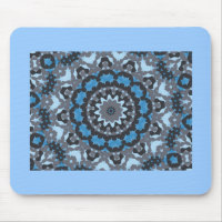 Diseño negro, azul y gris del modelo del fractal